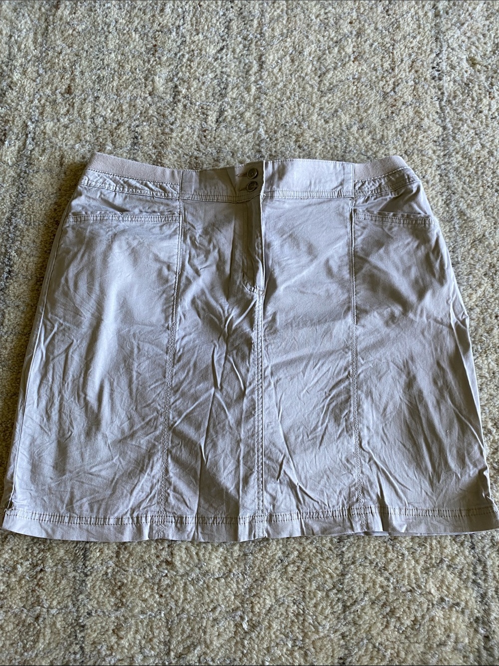 Karen Scott Beige/Tan Skort